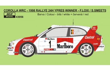 Decal – Toyota Corolla WRC - Ypres 1998 - F.Loix 1/43